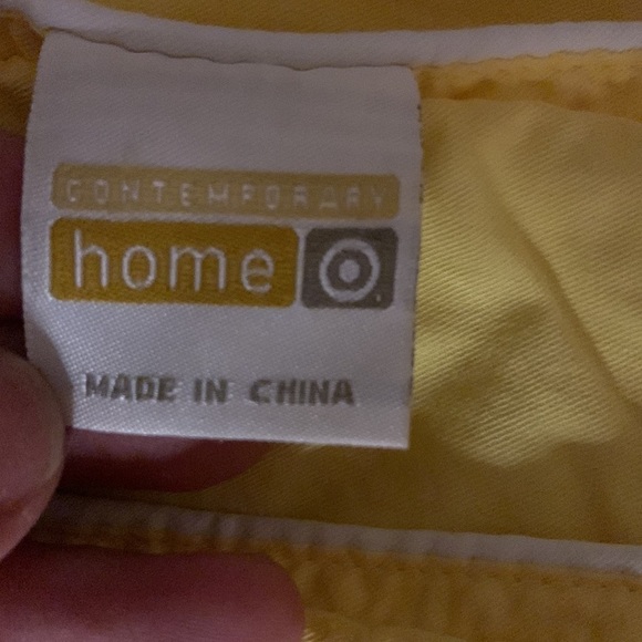 Quilted blanket Contemporary Home by Target  yellow cotton 56” by 80” - Picture 4 of 6